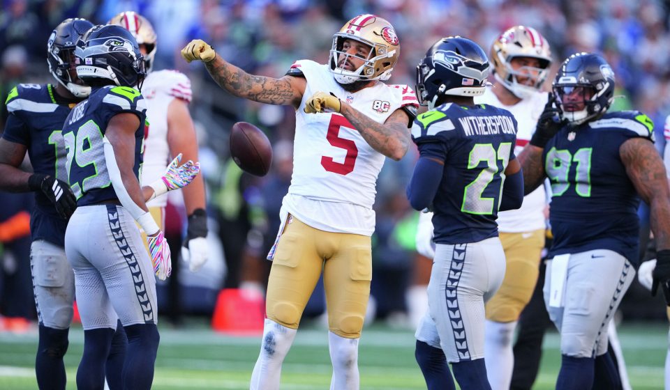 With Monster Day and viral meme, Mike Evans just became a 49ers star With Monster Day and viral meme, Mike Evans just became a 49ers star
