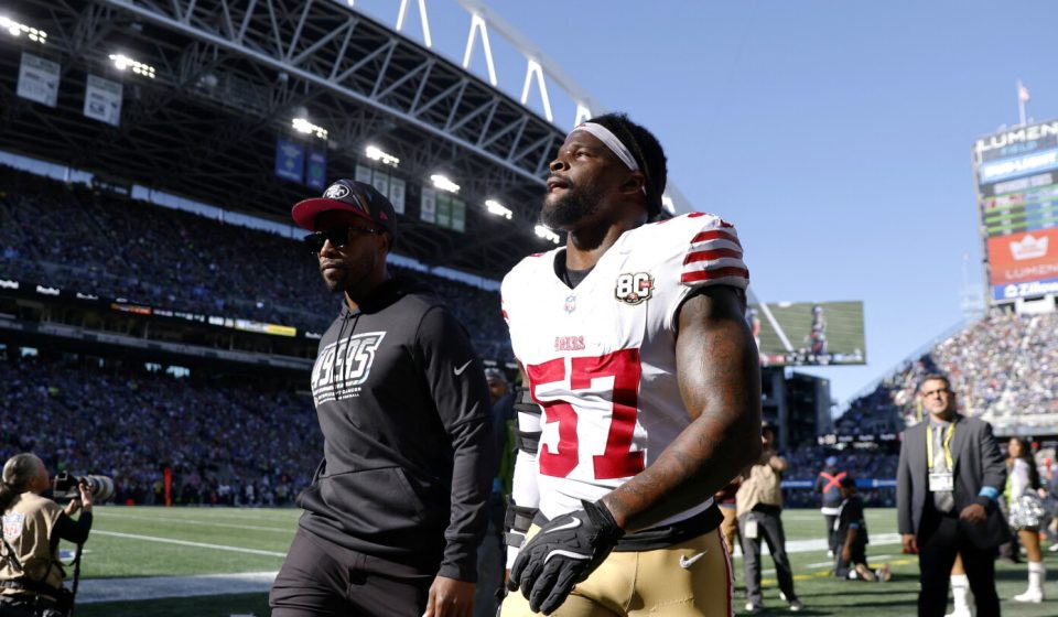 James Thrash maintains Dre Greenlaw's suspension for headbutt