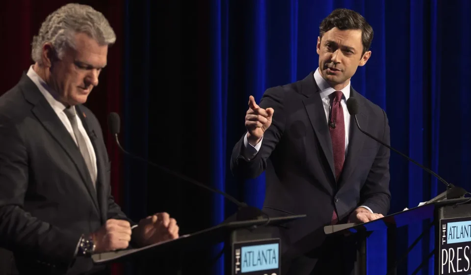 Ossoff dismisses 2028 buzz amid deadly night of Senate debate Ossoff dismisses 2028 buzz amid deadly night of Senate debate
