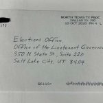 Utah LG says postal inspector intercepts letter containing suspicious powder intended for his office
