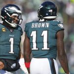 AJ Brown sends prayers and support to Jalen Hurts