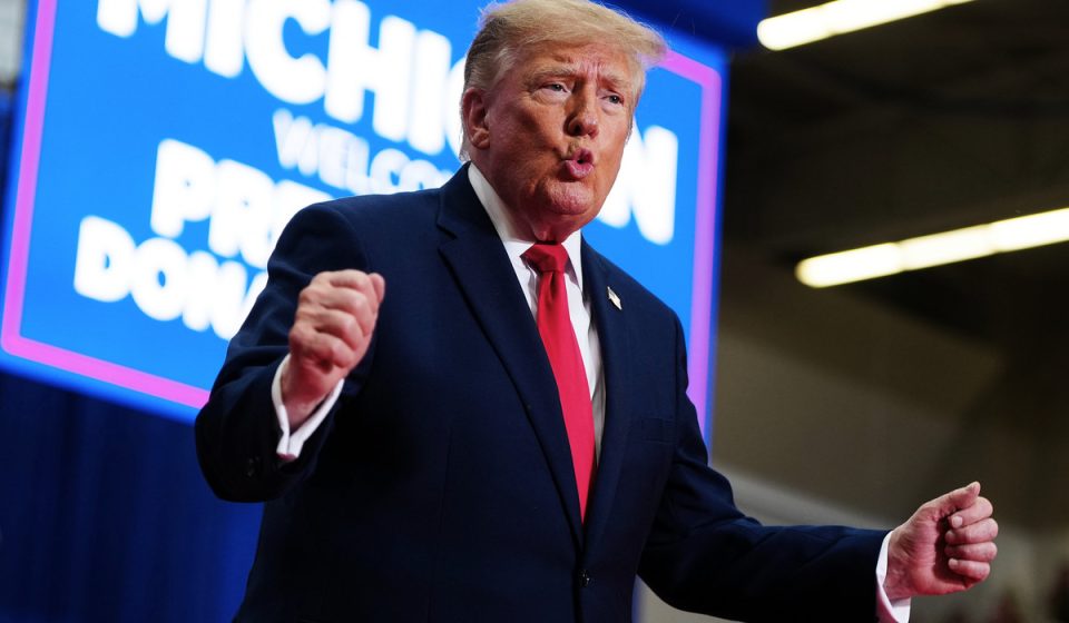 Lawsuit argues Trump's media ban harms news consumers