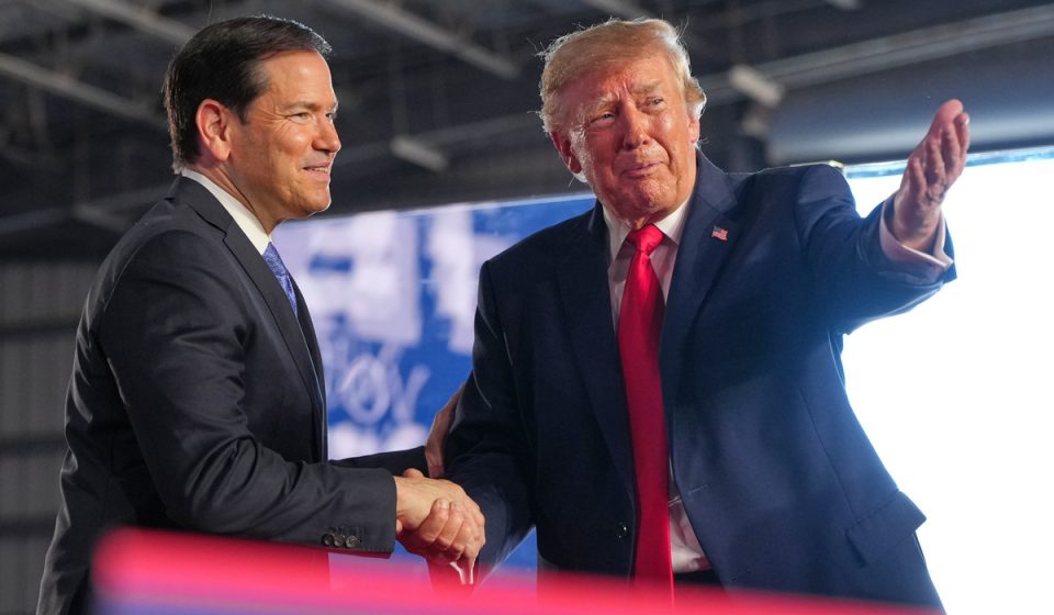 Republicans wanted Rubio fired. Trump cajoled him there.