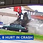 1 person killed, 8 others injured in Haverford Township crash caught on camera