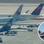 Delta, Air Canada jetliners collide on LAX tarmac, officials say