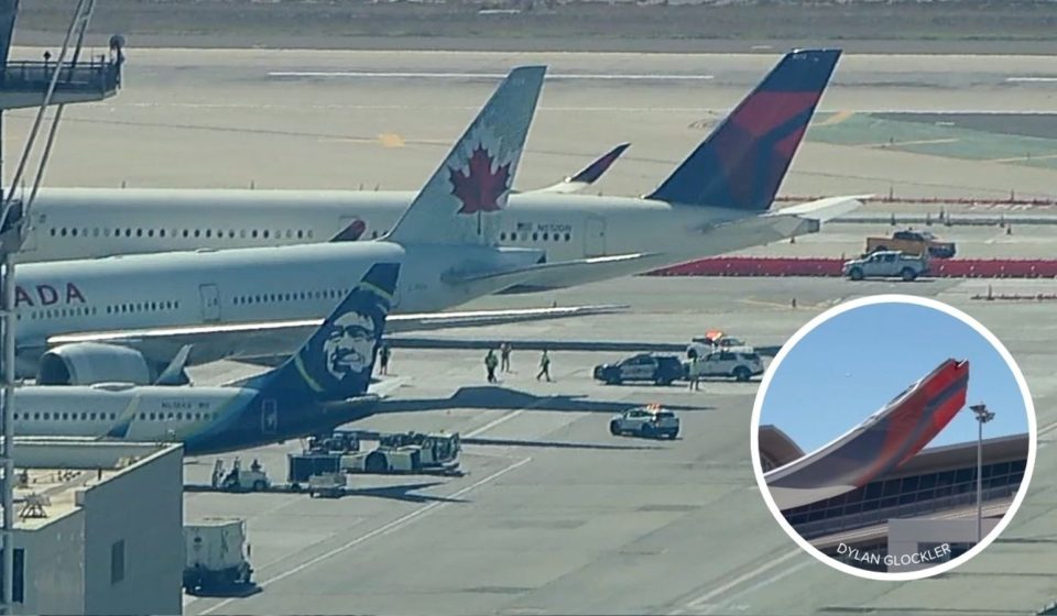 Delta, Air Canada jetliners collide on LAX tarmac, officials say