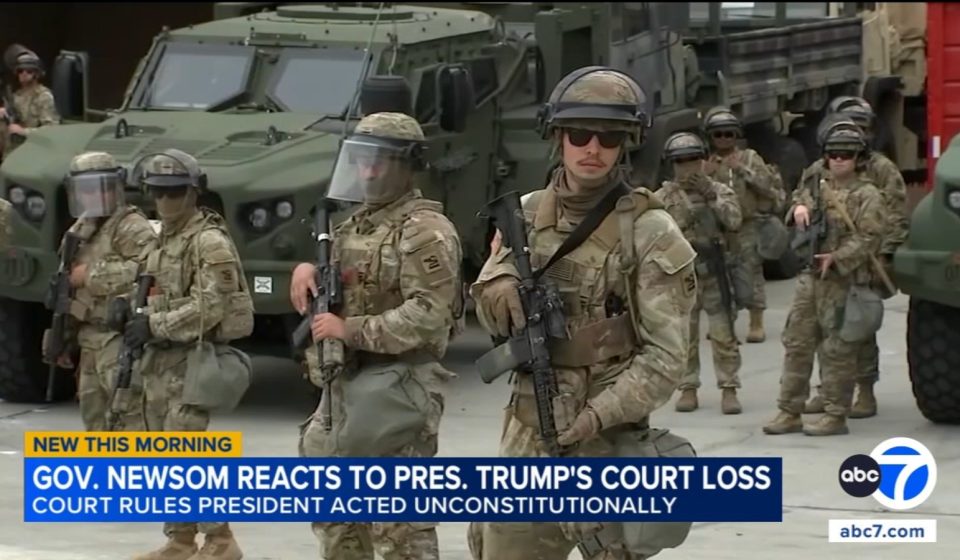 Appeals court rules Donald Trump's deployment of California National Guard to Los Angeles was illegal