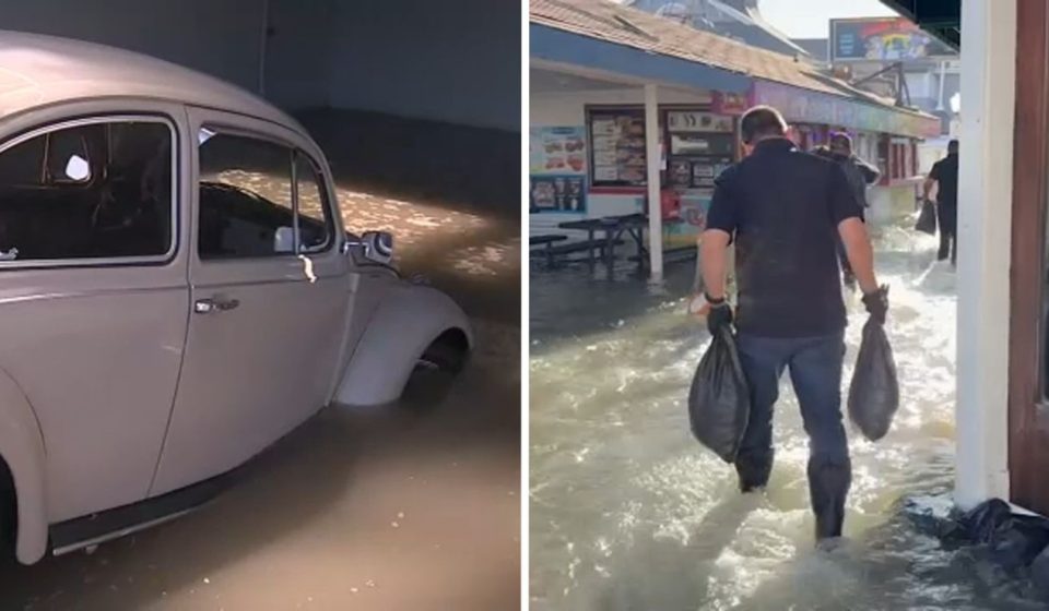 Newport Beach and Long Beach race to clean up flood damage before the next wave of high tides hits the SoCal coast