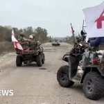 Residents leave Oleshky devastated by Russian occupation as evacuation corridor opens - BBC News Africa