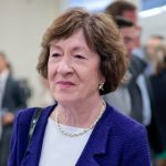 What happened in the first Maine Senate debate between Collins and Jackson
