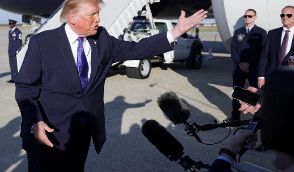 WATCH: Trump calls reporter 'disgusting' when asked about not going to Kansas