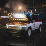 Rivian transformed an R1S into Ghostbusters Ecto-1: sirens, radar dish and all. He reigns