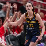 Caitlin Clark 'threw it all up at me' during Fever's WNBA playoff win