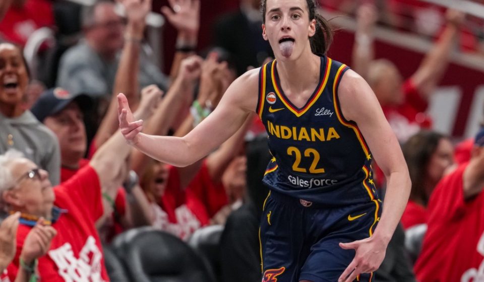 Caitlin Clark 'threw it all up at me' during Fever's WNBA playoff win