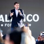 Talarico makes his first public appearance since his absence due to the flu