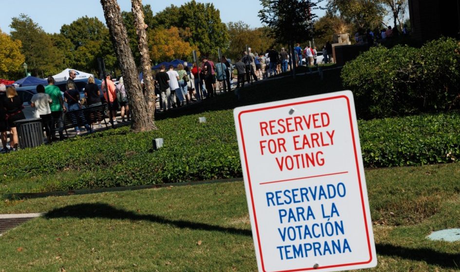In the first week of early voting, 4.5 million Texans voted