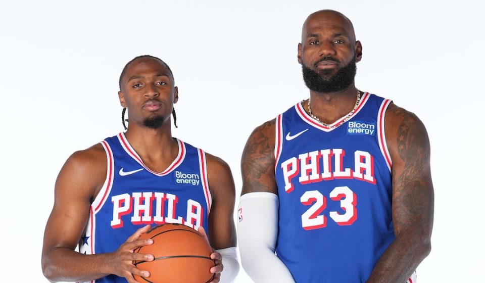 Watch LeBron James' best moments from the 76ers' first scrimmage in trending NBA videos