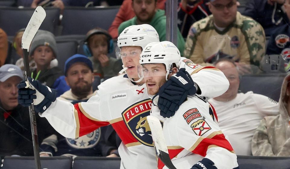 Brady Tkachuk makes NHL history with hat trick on 3 assists from brother Matthew in Panthers win