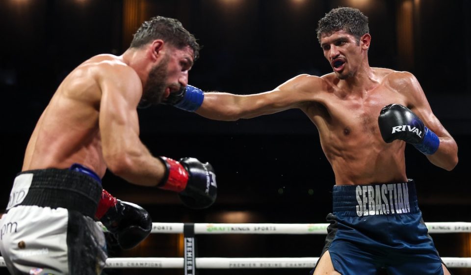 Watch Sebastian Fundora Get a Last-Second KO to Beat Ermal Hadribeaj in Trending Videos