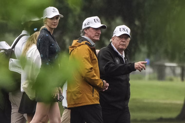 Judge leans toward extending halt to logging at Washington DC golf course, where Trump says redesign should begin 'immediately'
