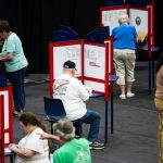 Democrats regain ground on voter registration in key states after sharp declines after 2024