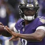 Ravens quarterback Lamar Jackson leaves game against Titans with ankle injury