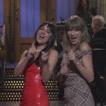 Taylor Swift appears on 'SNL' to joke with host Dakota Johnson