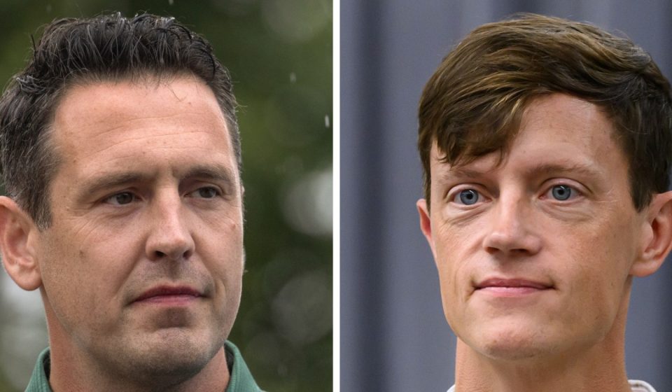 Zach Lahn's residency story and Rob Sand's party come under fire in first Iowa governor's debate