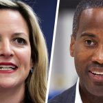 Republican John James seeks to distance himself from Trump during Michigan gubernatorial debate