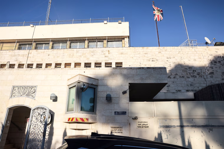 UK renames East Jerusalem consulate 'mission' after Israel orders it closed