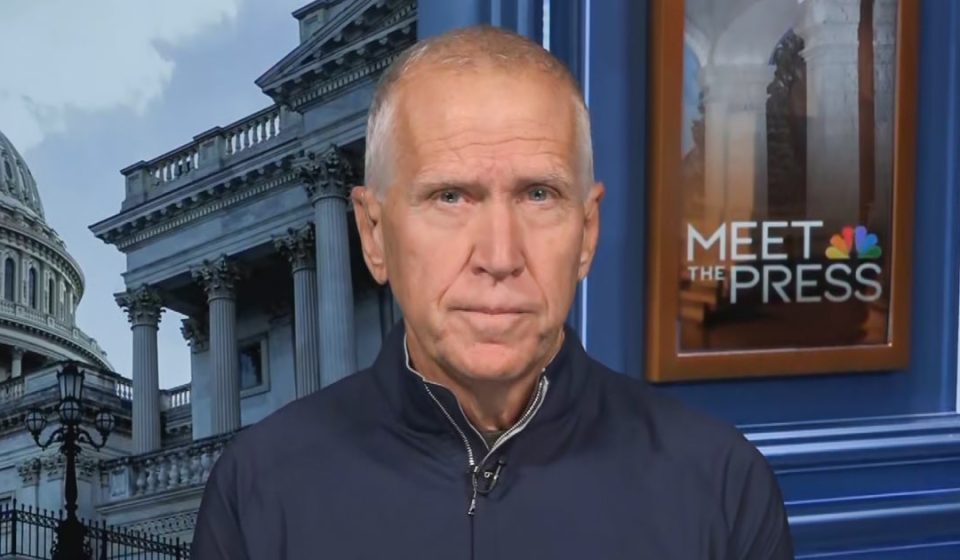 Senator Thom Tillis believes Trump’s fuel deal with Russia could violate the law. Senator Thom Tillis believes Trump's fuel deal with Russia could violate the law.