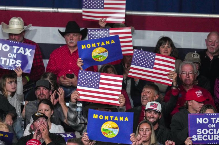 Trump touts booming economy at Montana rally, but his supporters are feeling the pinch
