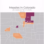 Confirmed measles case in Jefferson County, with possible exposures to DIA and Arvada urgent care