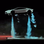Elon Musk shows off 'flying' Tesla Roadster after years of delay