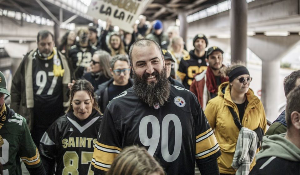 NFL fans visit Paris in high spirits for Saints vs. Steelers game, undeterred by protests