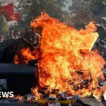 Fires break out in French schools as students protest across the country – BBC News Africa