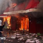 Violent clashes, looting and burning buildings in France: more than 1,200 people arrested after demonstrations - BBC
