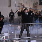 Meloni holds emergency meeting after violent clashes in Milan - BBC News Africa