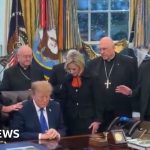 Catholic bishops apologize for 'exploited' Trump meeting - BBC News Africa