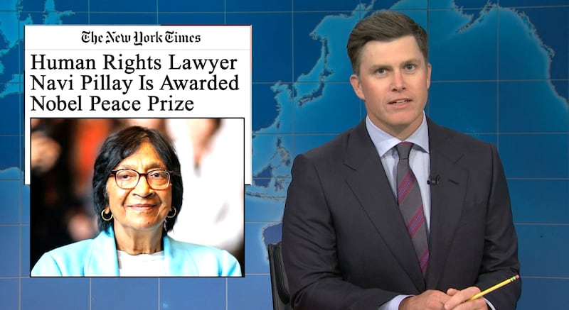 'SNL' Reveals the Depth of Donald Trump's Nobel Peace Prize Delusion