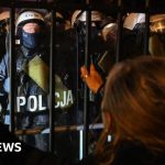 Police deployed in showdown for control of Poland's top court - BBC