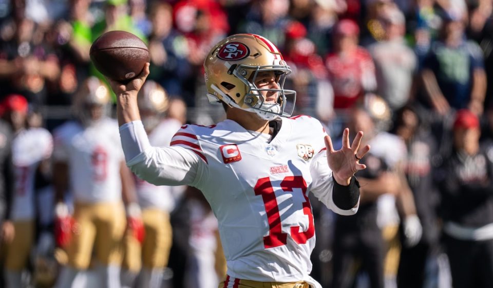 49ers' Brock Purdy makes NFL history by breaking Lamar Jackson's passing record