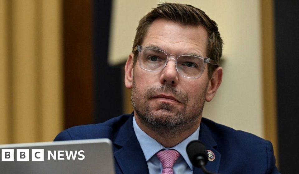 FBI searches California home linked to former Congressman Eric Swalwell - US media - BBC