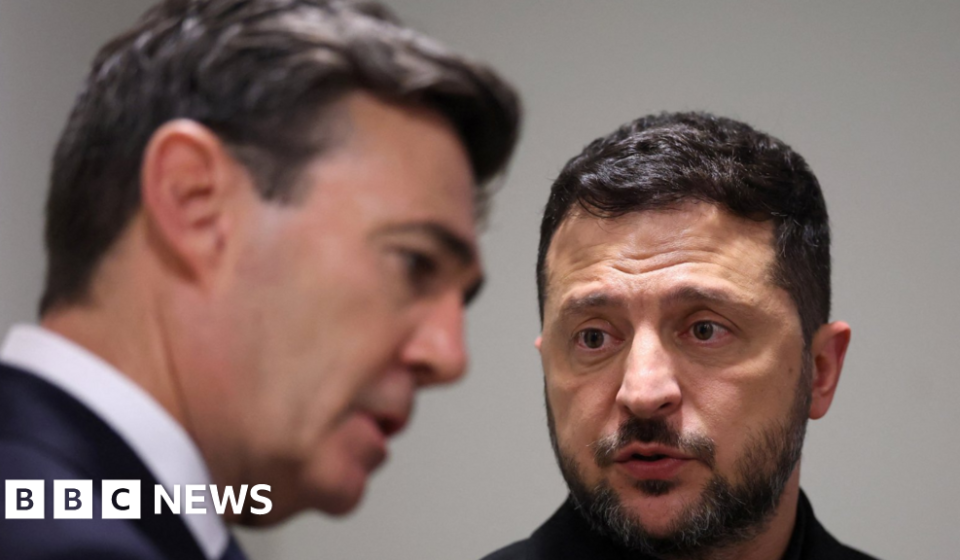 Zelensky and Burnham to meet at Downing Street - BBC News Africa