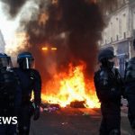 Macron calls for calm in France and warns riots must not intensify - BBC