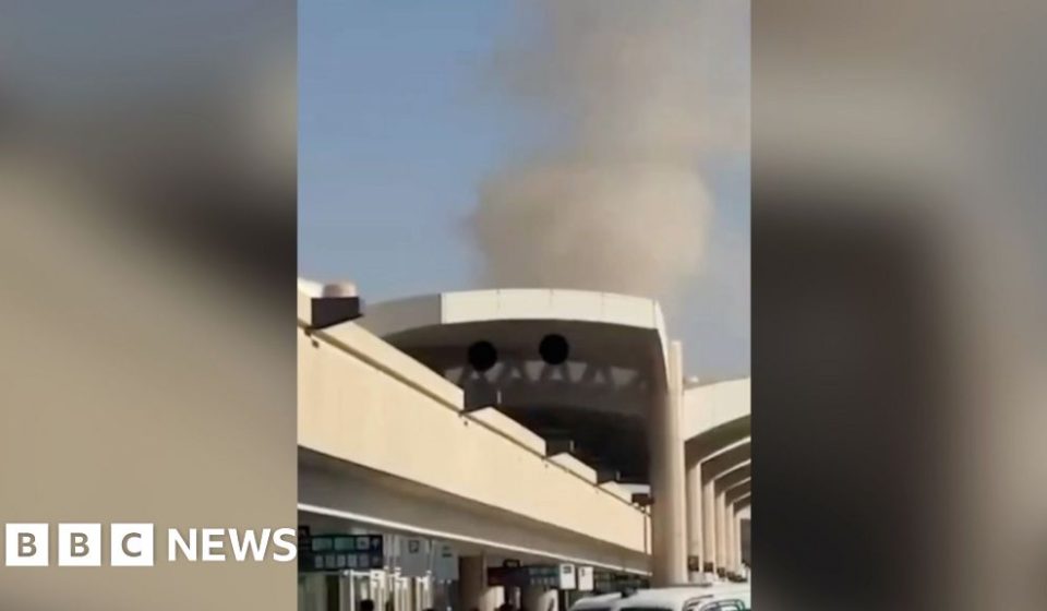 Saudi Riyadh airport hit by second Houthi strike in two days - BBC News Africa