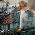 Evacuation orders as Norte Fire burns homes south of Los Angeles - BBC News Africa