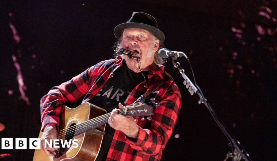 Neil Young sues Trump for playing Rockin’ in the Free World at rally without permit Neil Young sues Trump for playing Rockin' in the Free World at rally without permit
