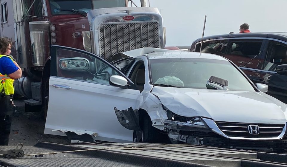 69-car pileup leaves several injured on South Carolina bridge 69-car pileup leaves several injured on South Carolina bridge