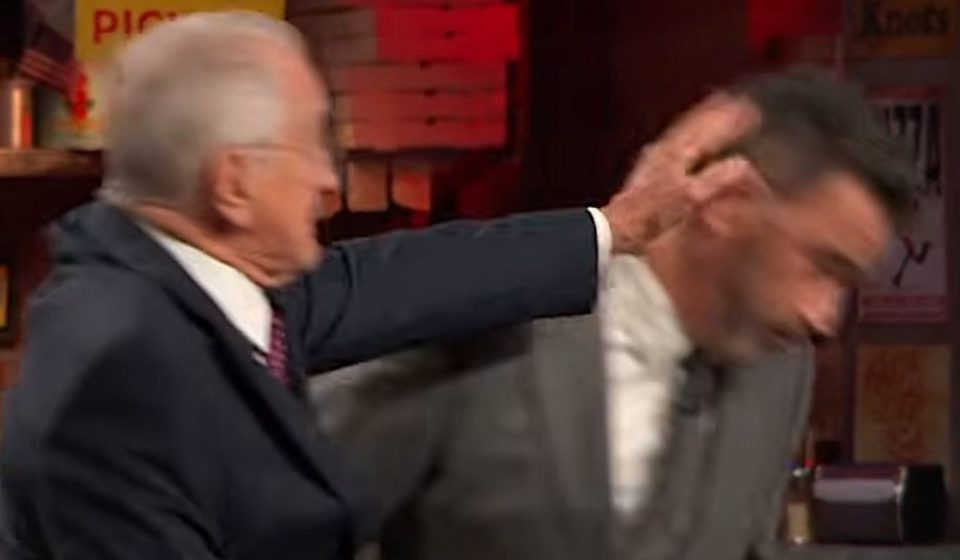 The movie legend played the role of FCC chairman and interrupted Kimmel with an inspection. The movie legend played the role of FCC chairman and interrupted Kimmel with an inspection.